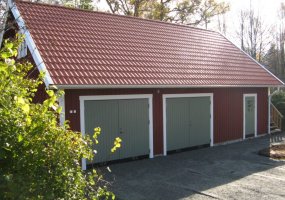 Garage med loft