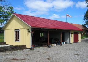 Garasje med carport