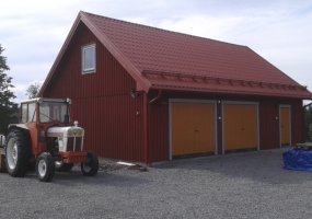 Garage med loft